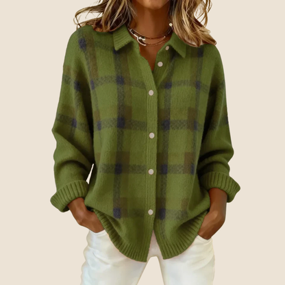 Vivienne™ | Retro Check Sweater