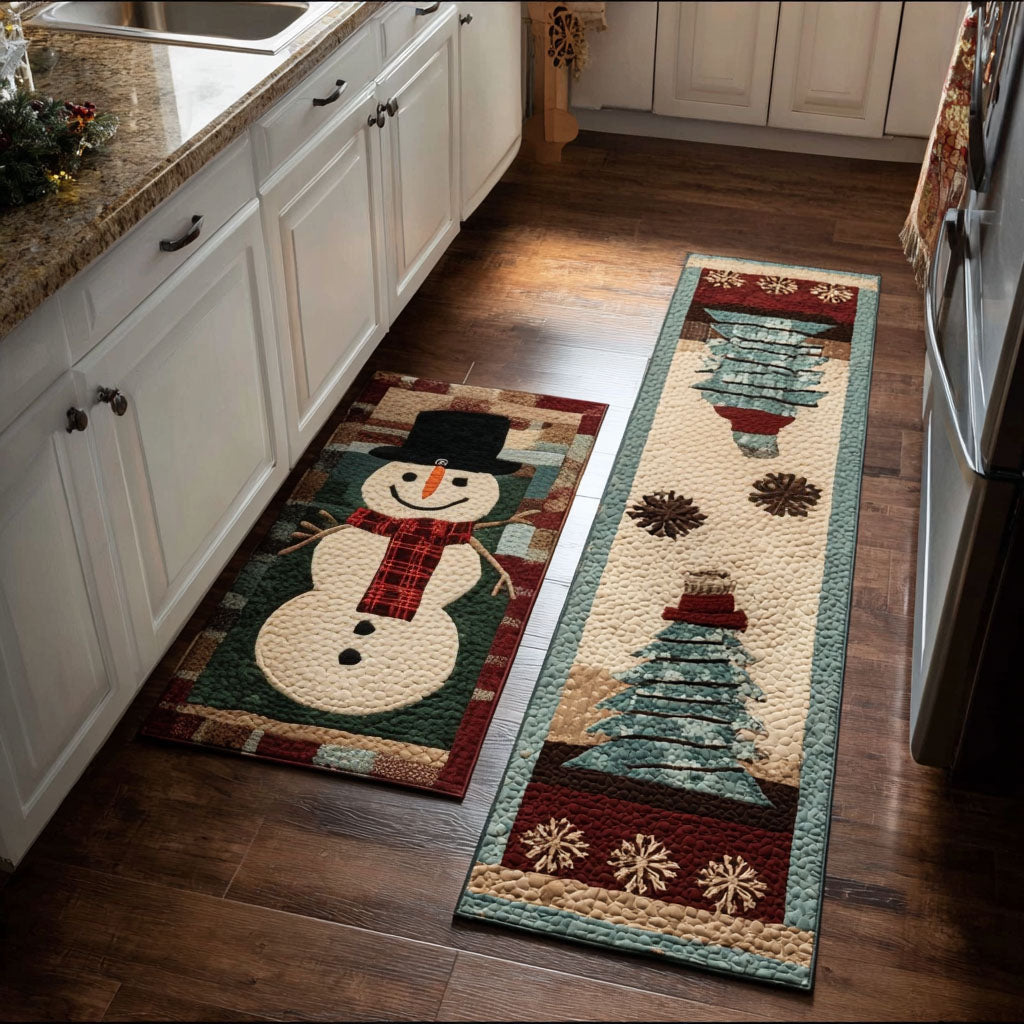 Snowy Winter 2-Piece Kitchen Mat Set – Aaliyah