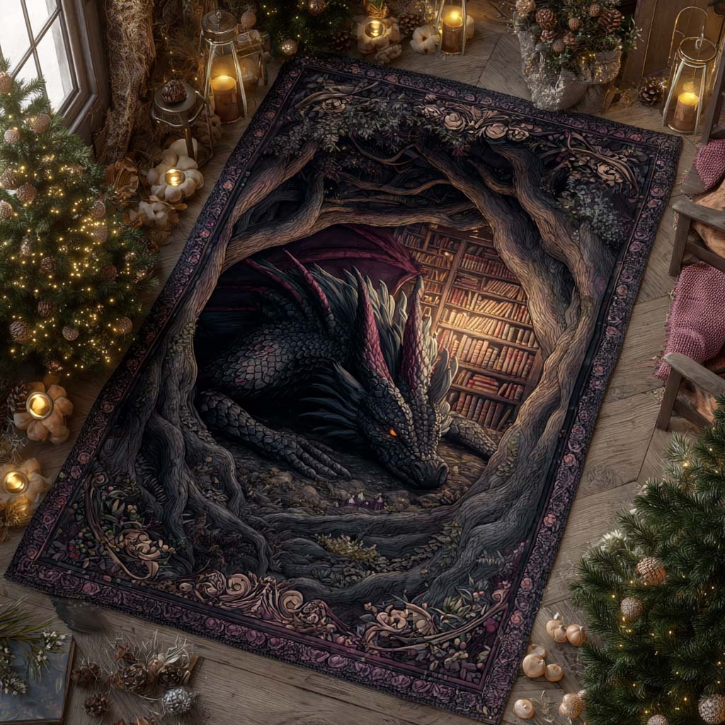 Serpent of the Deep Decorative Area Rug