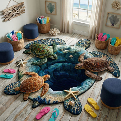 Turtle Shaped Area Rug