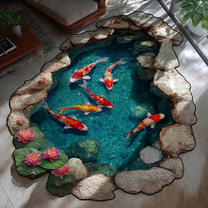 Calm Pool Shaped Area Rug