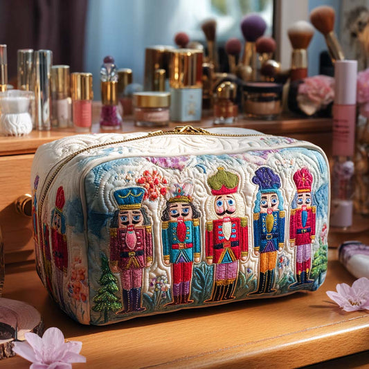 Christmas Nutcracker Quilted Toiletry Bag – Aspen