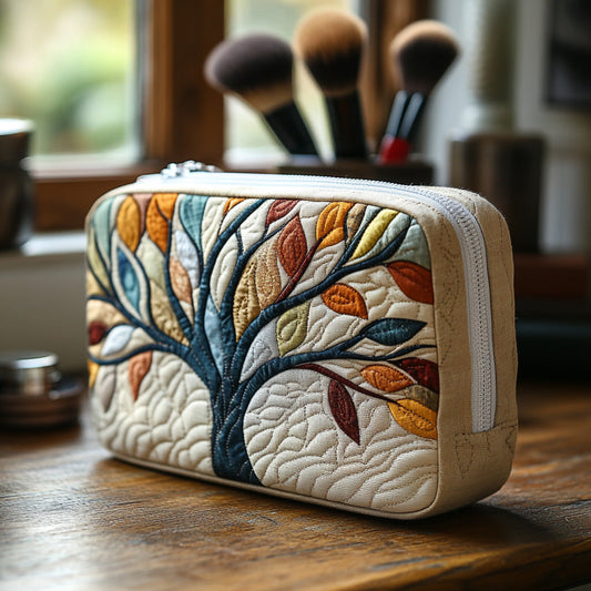 Tree of Life Quilted Toiletry Bag – Audrey