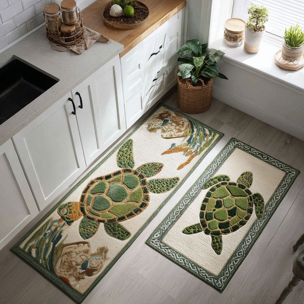 Coral Reef 2-Piece Kitchen Mat Set – Ayla