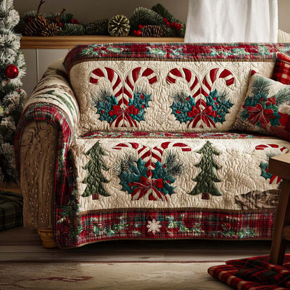 Spirit Festive Quilted Sofa Cover