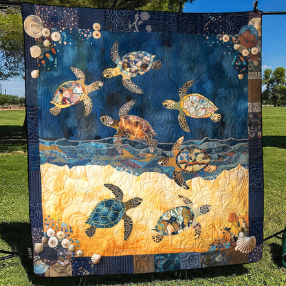Sea Turtles Quilted Blanket
