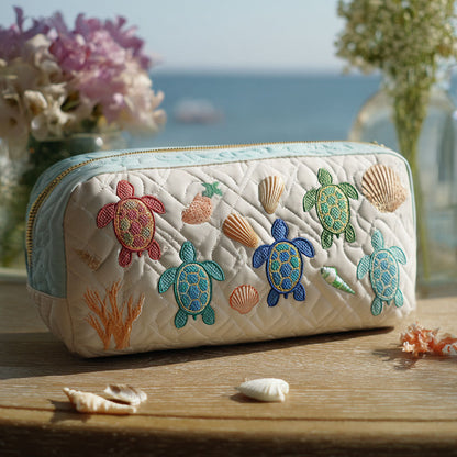 Sea Inspiration Quilted Toiletry Bag