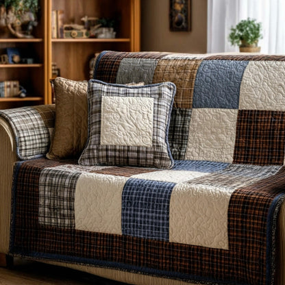 Country Legs Quilted Sofa Cover