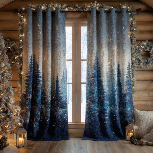 Woodland Serenity Quilted Curtains