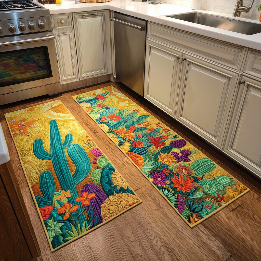 Desert Landscape 2-Piece Kitchen Mat Set – Cecelia