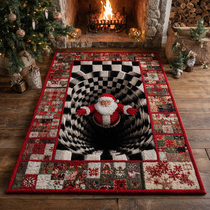 Midnight Santa Decorative Area Rug