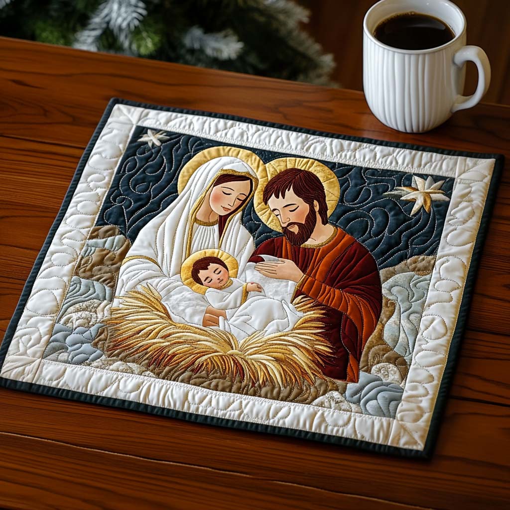 Nativity Quilted Placemats