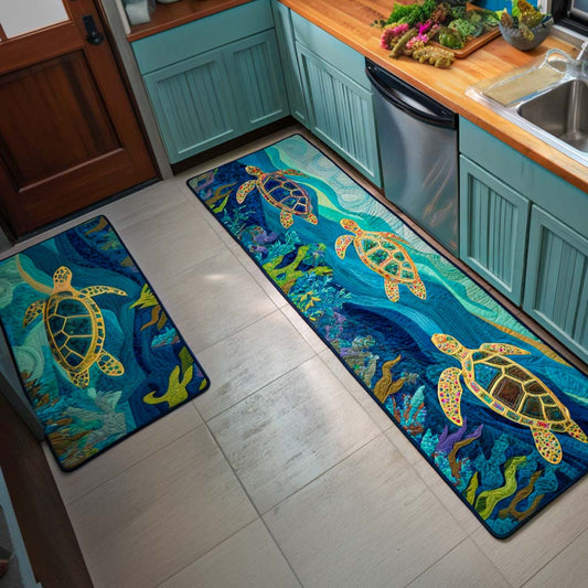 Coral Reef 2-Piece Kitchen Mat Set – Clarissa
