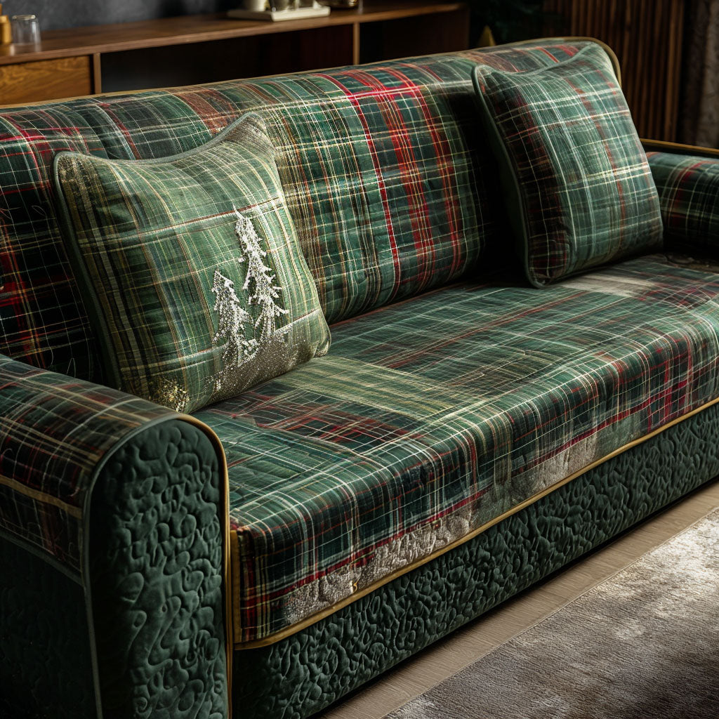 Evergreen Quilted Sofa Cover