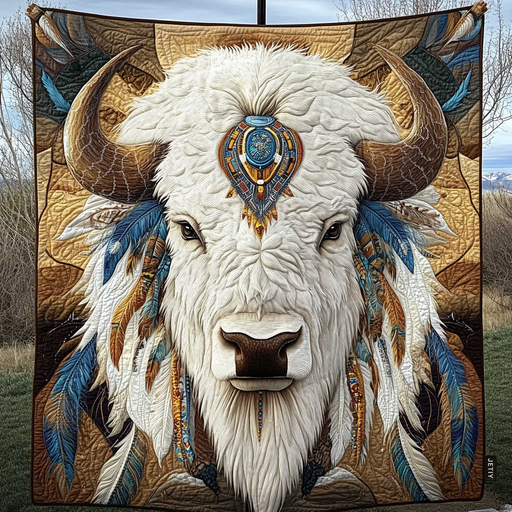 Tribal Quilted Blanket