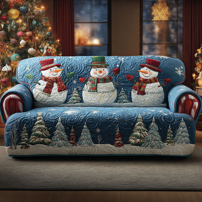 Pattern Winter Quilted Sofa Cover – Dagny