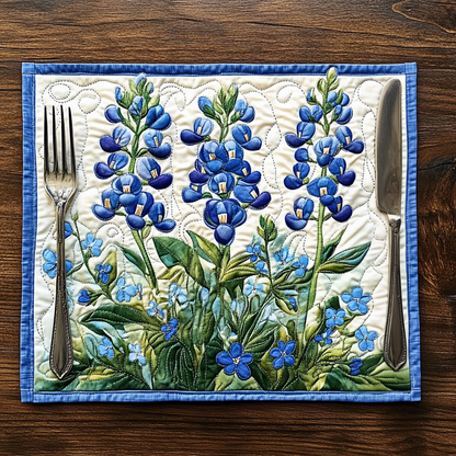 Lupine Serenade Quilted Placemats
