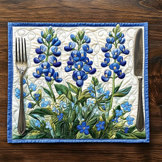 Lupine Serenade Quilted Placemats