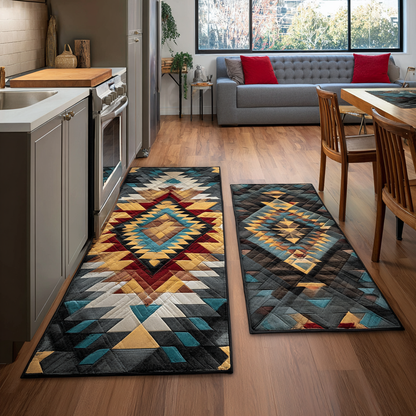 Warm Horizon 2-Piece Kitchen Mat Set