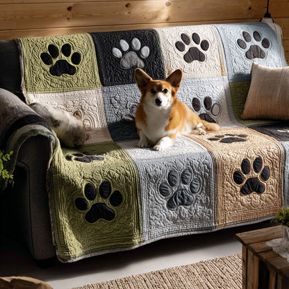 with Legs Cottage Quilted Sofa Cover