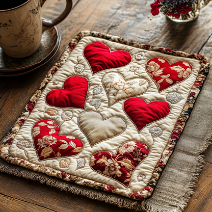 Layers of Love Quilted Placemats