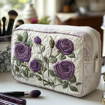 Moonlit Florals Quilted Toiletry Bag