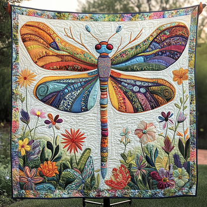 Serene Wings Quilted Blanket