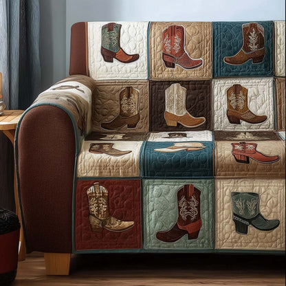 in Western Style Quilted Sofa Cover