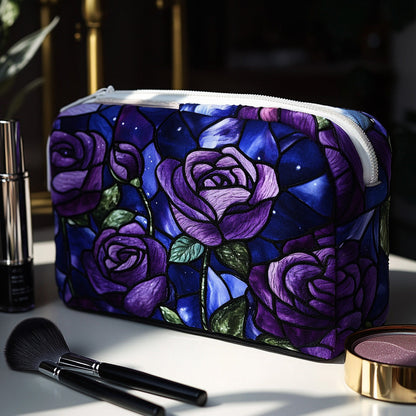 Night Rose Quilted Toiletry Bag