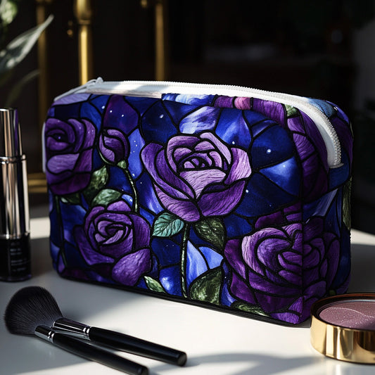 Night Rose Quilted Toiletry Bag