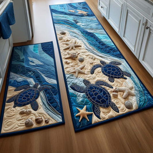 Beach Vibes 2-Piece Kitchen Mat Set