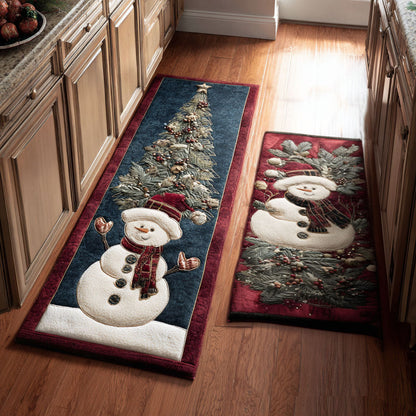 Snowy Winter 2-Piece Kitchen Mat Set – Emilia