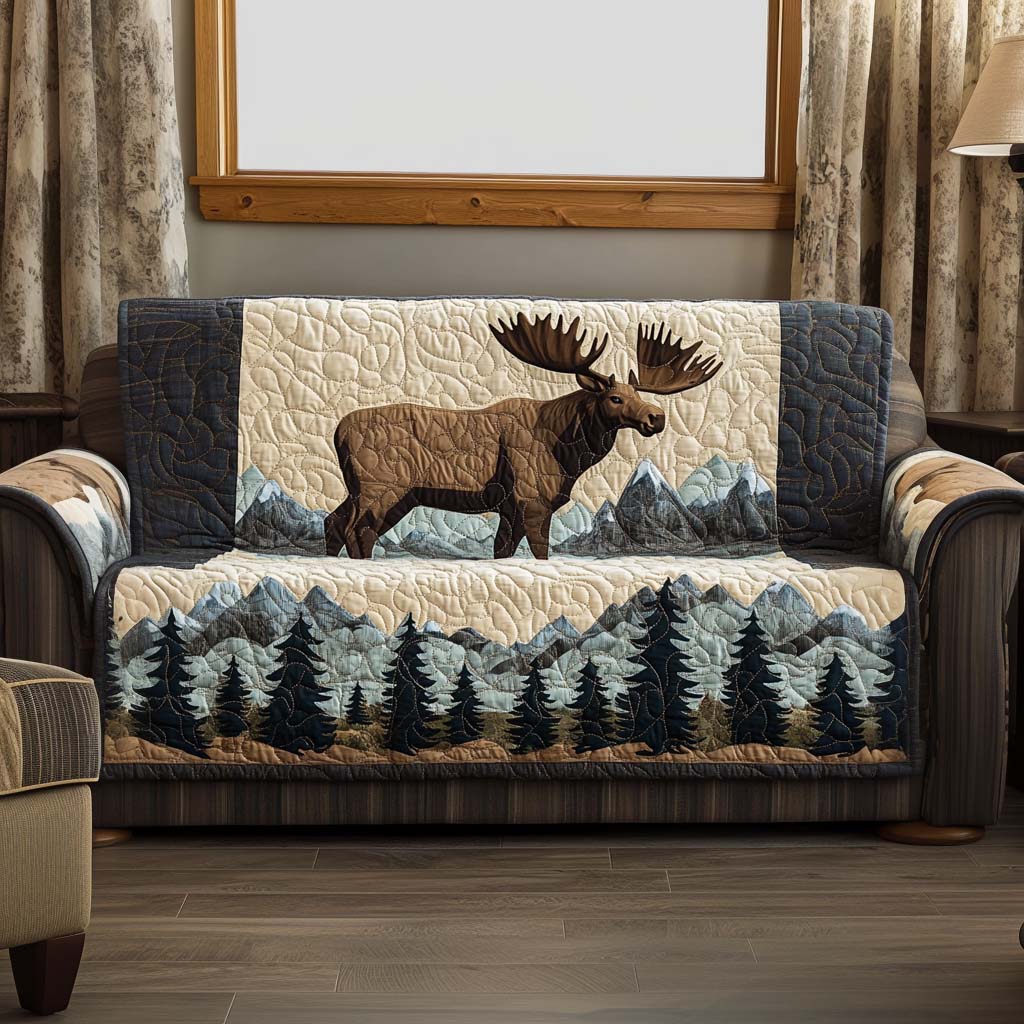 Eland and Pad Quilted Sofa Cover