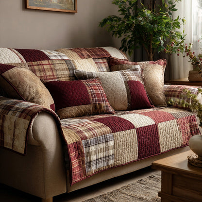 Chalet Cozy Quilted Sofa Cover