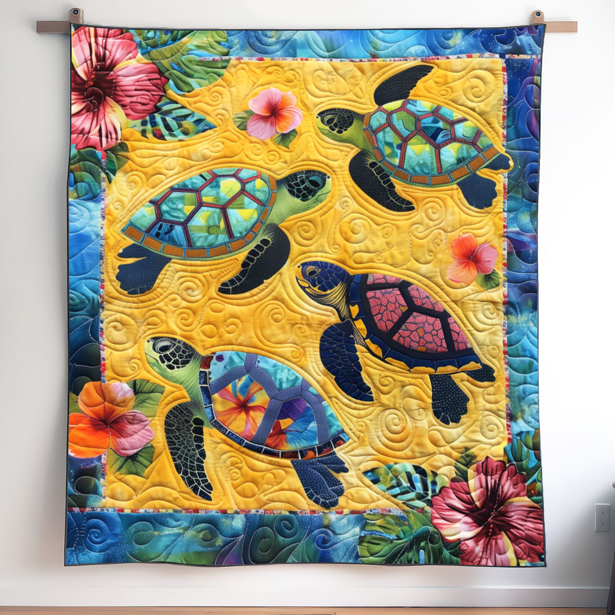 Aqua Adventure Textile Wall Art