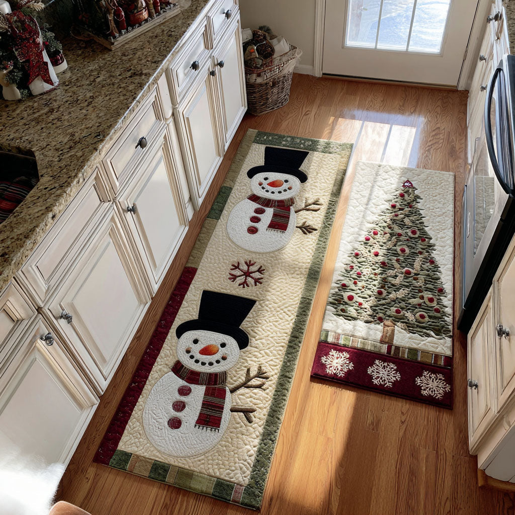Winter Chalet 2-Piece Kitchen Mat Set