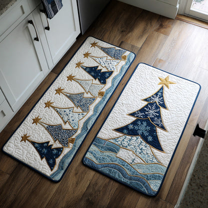 Snowy Trees 2-Piece Kitchen Mat Set – Greta
