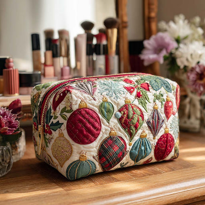 Cheerful Details Quilted Toiletry Bag