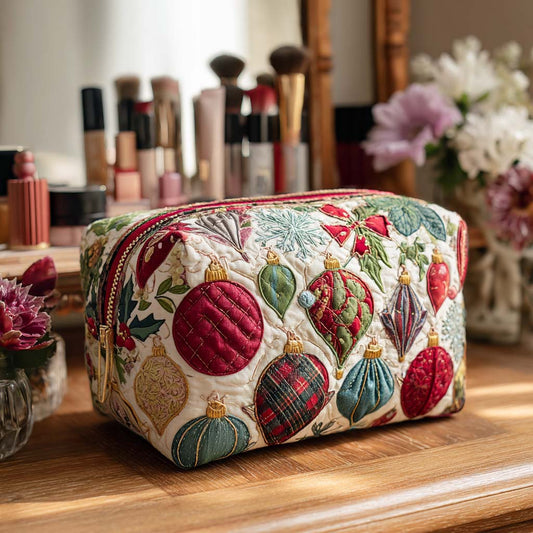 Cheerful Details Quilted Toiletry Bag