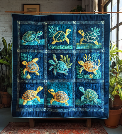 Dreamy Aquatic Textile Wall Art