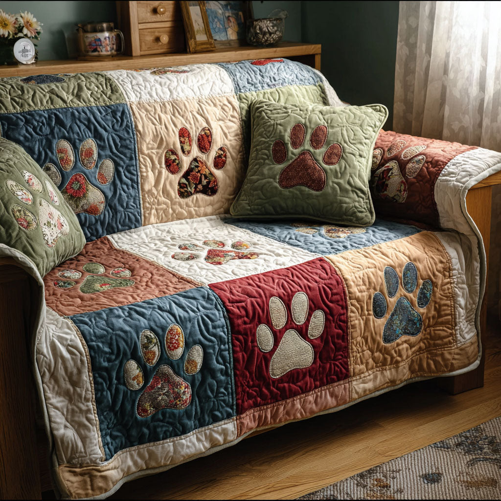 Classic Quilted Sofa Cover