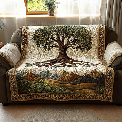 Tree of Life Quilted Sofa Cover – Imelda