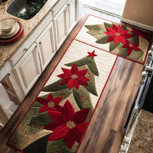 Snowy Winter 2-Piece Kitchen Mat Set – Jaelyn