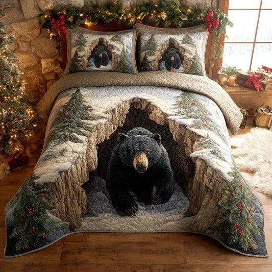 Holiday Hideaway 3-Piece Quilted Bedding Set