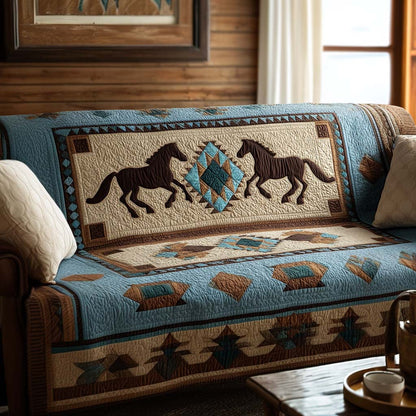 Decorative Pattern Quilted Sofa Cover – Julieta