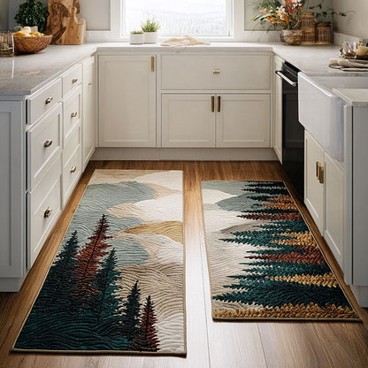 Mountain View 2-Piece Kitchen Mat Set