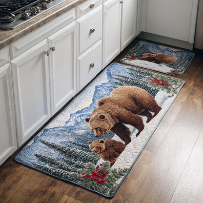 Golden Bear 2-Piece Kitchen Mat Set