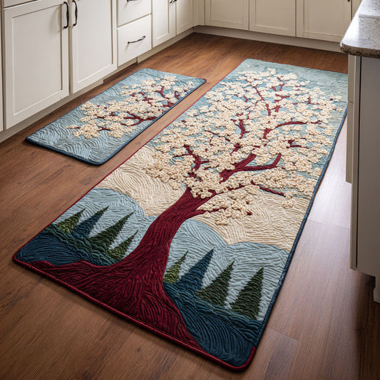 Deep Forest 2-Piece Kitchen Mat Set