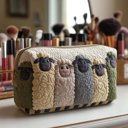 Sheep Quilted Toiletry Bag