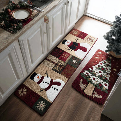 Christmas Cozy 2-Piece Kitchen Mat Set